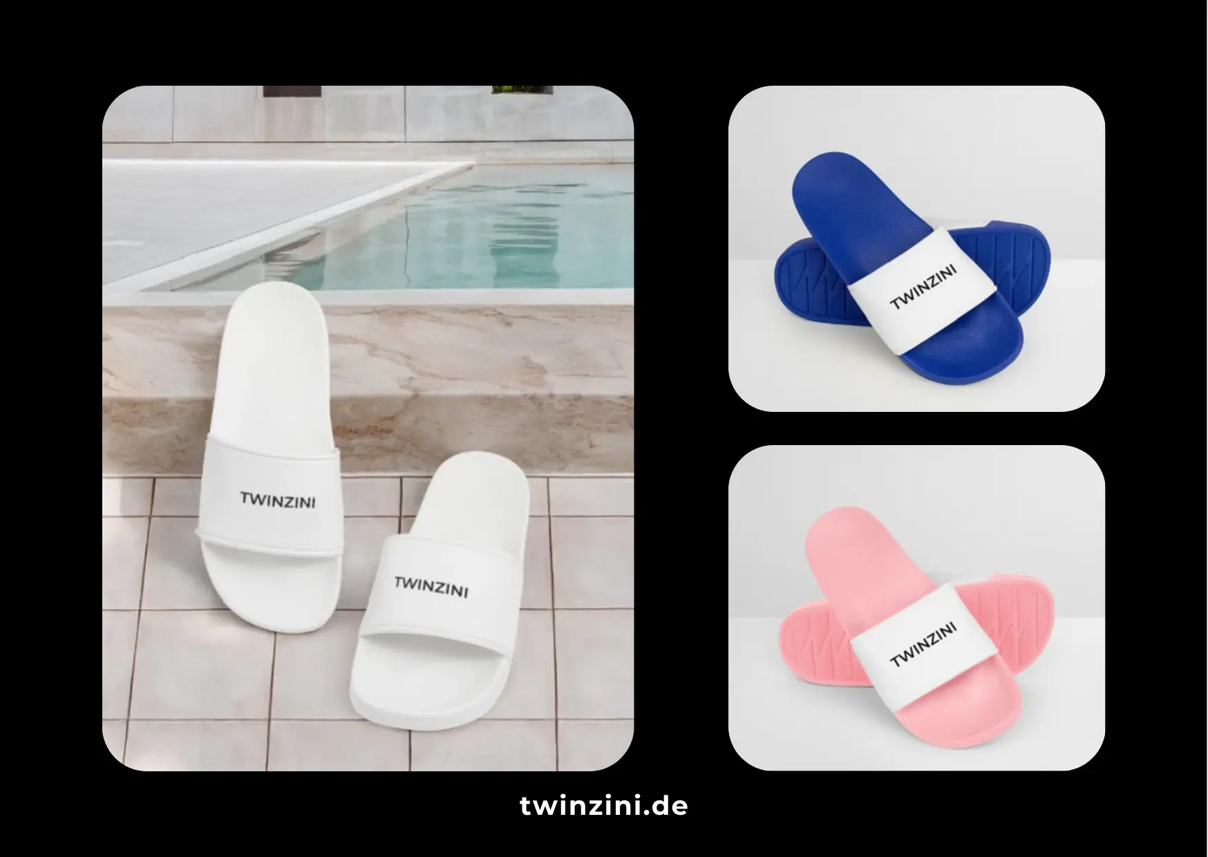 TWINZINI Classic: Badelatschen für Damen