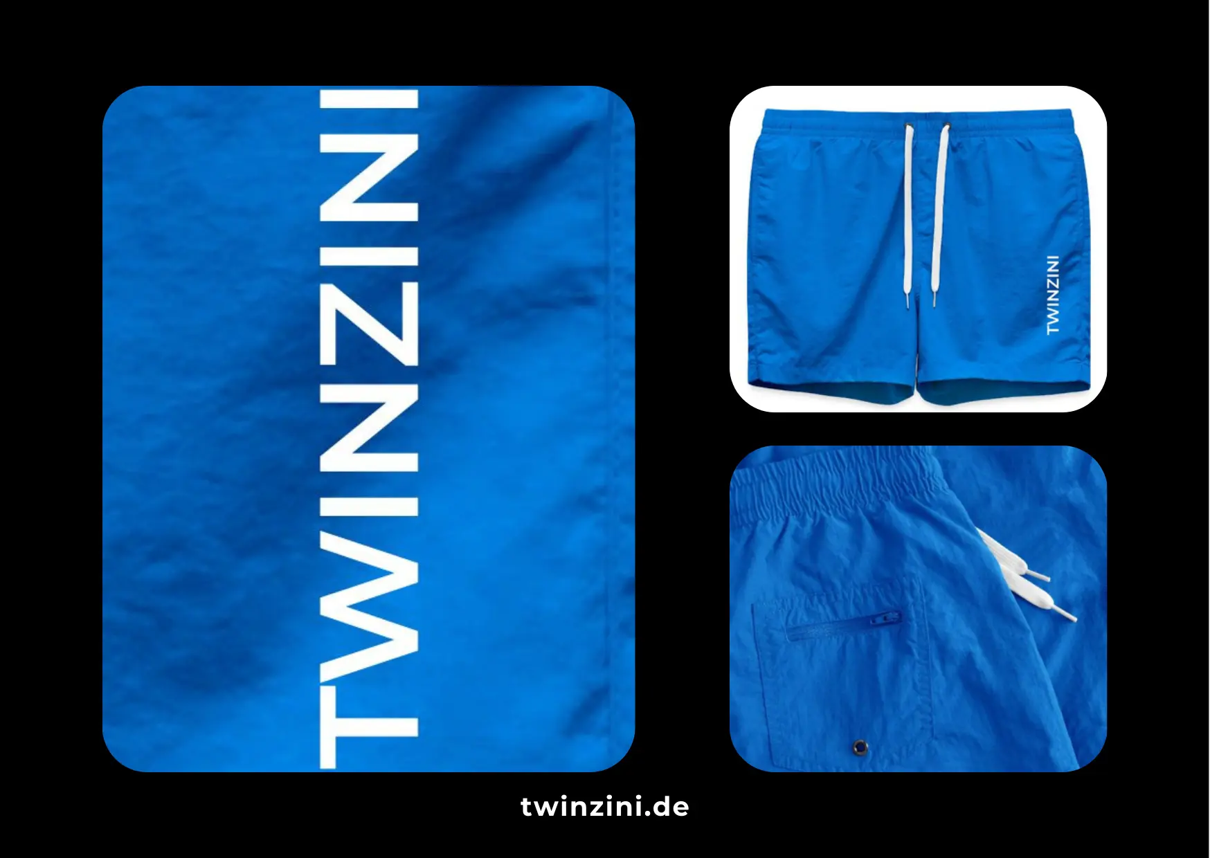 TWINZINI Classic: Badeshorts für Damen in Cobalt Blue