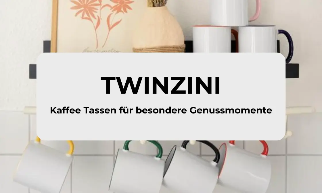 Stylische Kaffee Tassen von TWINZINI