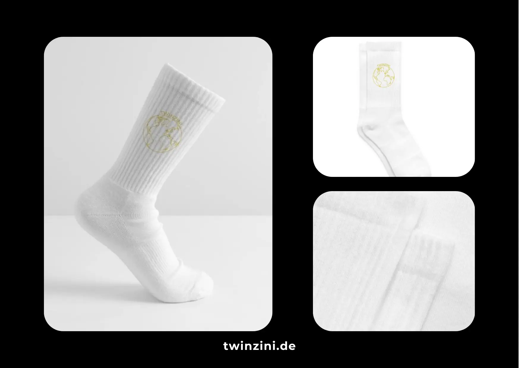TWINZINI World: Stylische Tennis Socken Damen