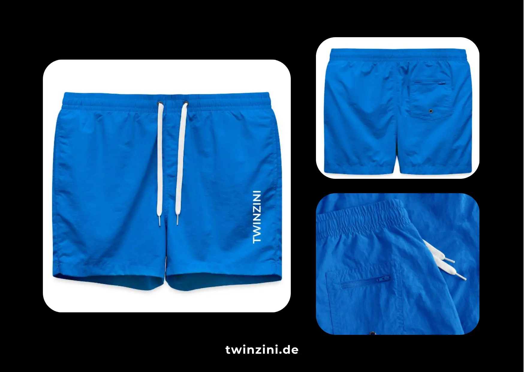 TWINZINI Classic: Badeshorts Damen in Cobalt Blue